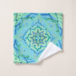 Toalha De Rosto Mandala Wash Cloth