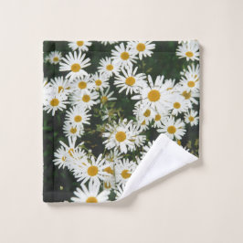 Toalha De Rosto Margarida Branca de Oxeye, Moon Daisy Meadow