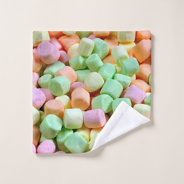 Toalha De Rosto Marshmallows miniatura (Pano de lavar)