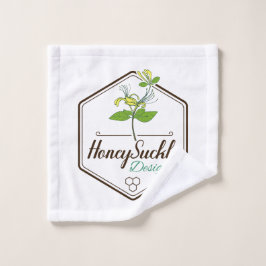 Toalha De Rosto Mel Suckle Design Towel