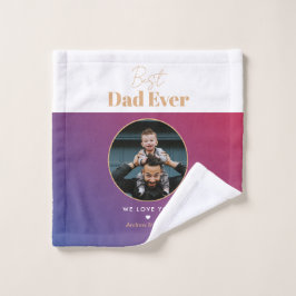 Toalha De Rosto Melhor pai de sempre