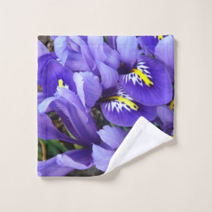 Toalha De Rosto Miniatura Azul Levanta Primavera Floral