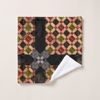 Toalha De Rosto mosaico-vermelho