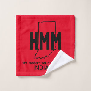 Toalha De Rosto Movimento de Modernização do HIV Indiana