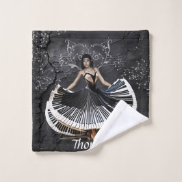 Toalha De Rosto Mulher dançante elegante