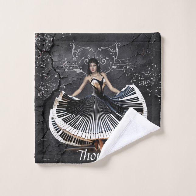 Toalha De Rosto Mulher dançante elegante (Pano de lavar)