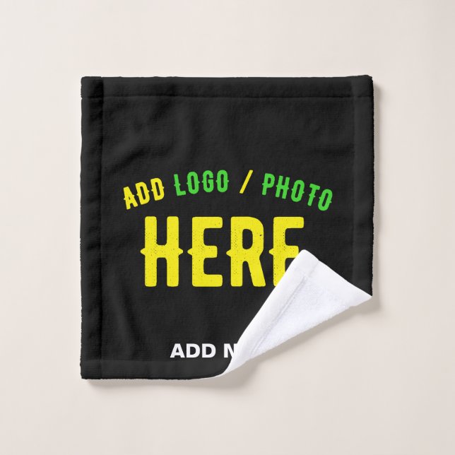 TOALHA DE ROSTO NA MODA MODERNO PERSONALIZÁVEL NEGRO VERIFICADO CO (Pano de lavar)