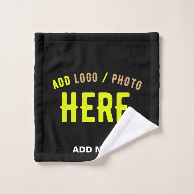 TOALHA DE ROSTO NA MODA MODERNO PERSONALIZÁVEL NEGRO VERIFICADO CO (Pano de lavar)