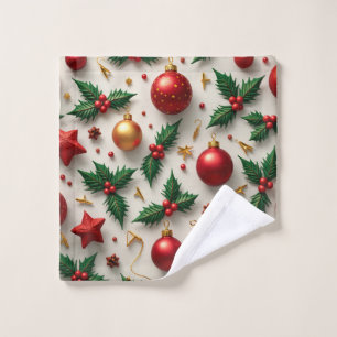 Toalha De Rosto Natal