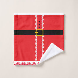 Toalha De Rosto Natal Personalizado do Papai Noel 