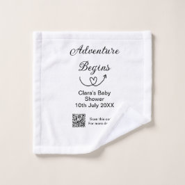 Toalha De Rosto O Adventure inicia a verificação do chá de fraldas