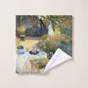 Toalha De Rosto O Almoço Claude Monet