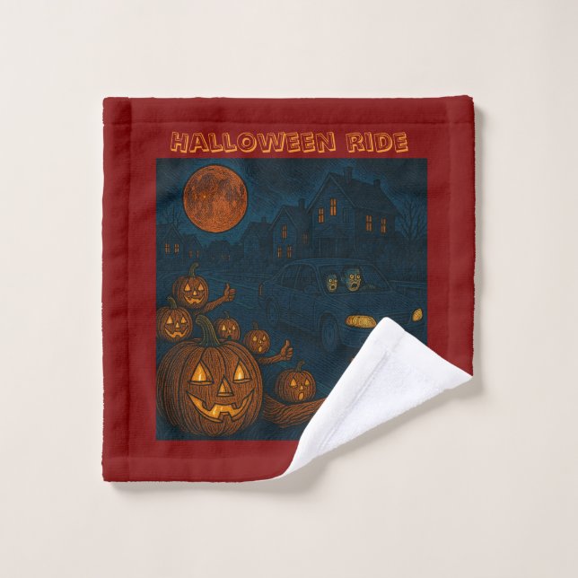 Toalha De Rosto O Halloween está te caçando (Pano de lavar)