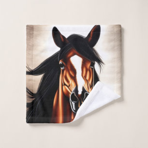 Toalha De Rosto O Majestoso Mustang - O Espírito Da Liberdade