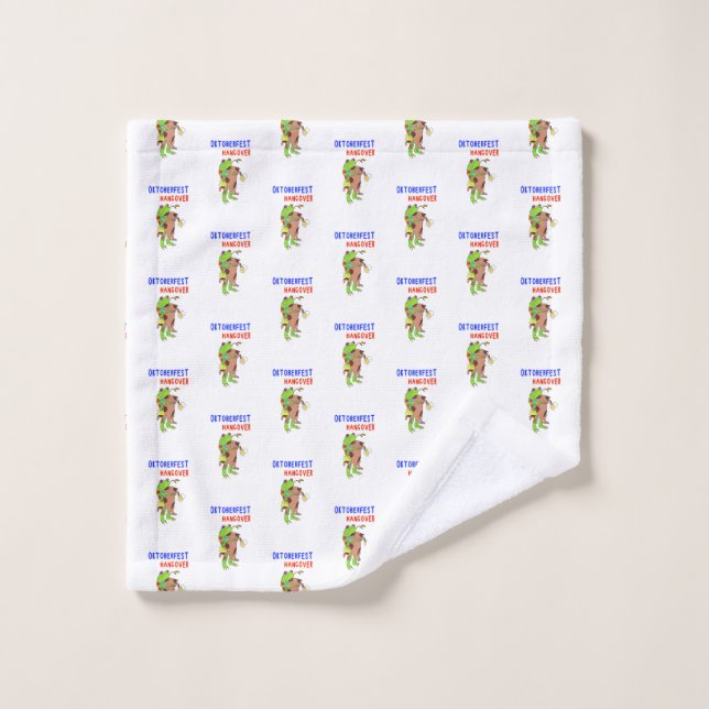 Toalha De Rosto Oktoberfest Hangover Cat 16 Sapo outubro Volksfest (Pano de lavar)