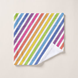 Toalha De Rosto Padrão arco-íris