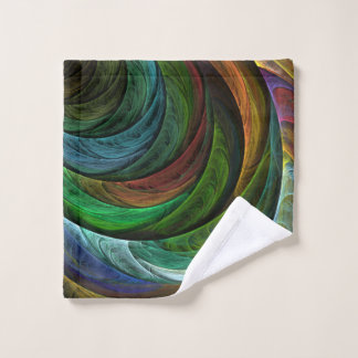 Toalha De Rosto Padrão de Abstrato de Arte Moderna com Glória de C