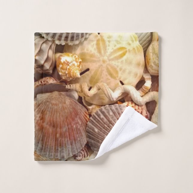 Toalha De Rosto Padrão de Dólar de Areia (Pano de lavar)