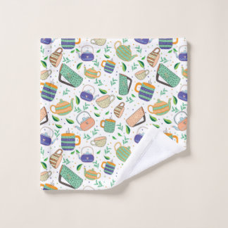 Toalha De Rosto padrão do chá