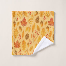 Toalha De Rosto Padrão do outono natural