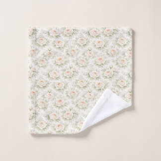 Toalha De Rosto Padrão Floral Nupcial