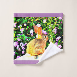 Toalha De Rosto Pano da lavagem do coelhinho da Páscoa
