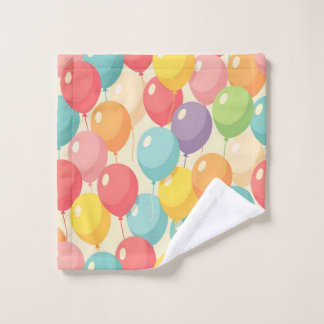 Toalha De Rosto Party balloons in different colors