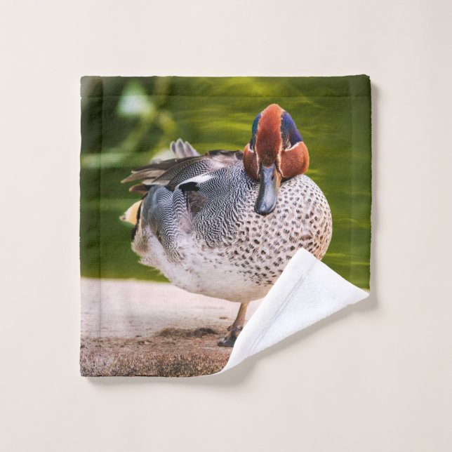 Toalha De Rosto Pato Levanta Perna (Pano de lavar)