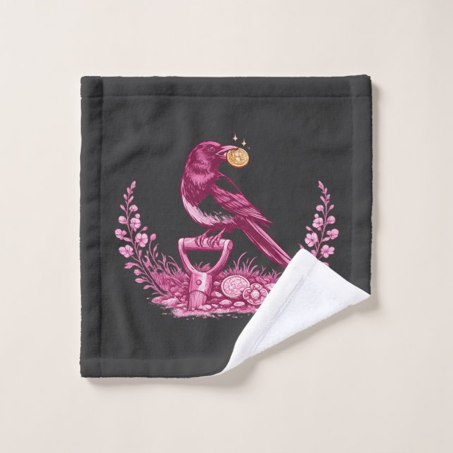 Toalha De Rosto Pega Detector de Metais  (Pano de lavar)