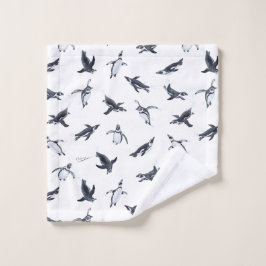 Toalha De Rosto Penguin Squadron | Ocean Art Design