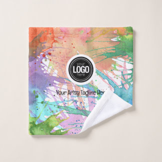 Toalha De Rosto Personalizar empresa | Abastecimento de arte