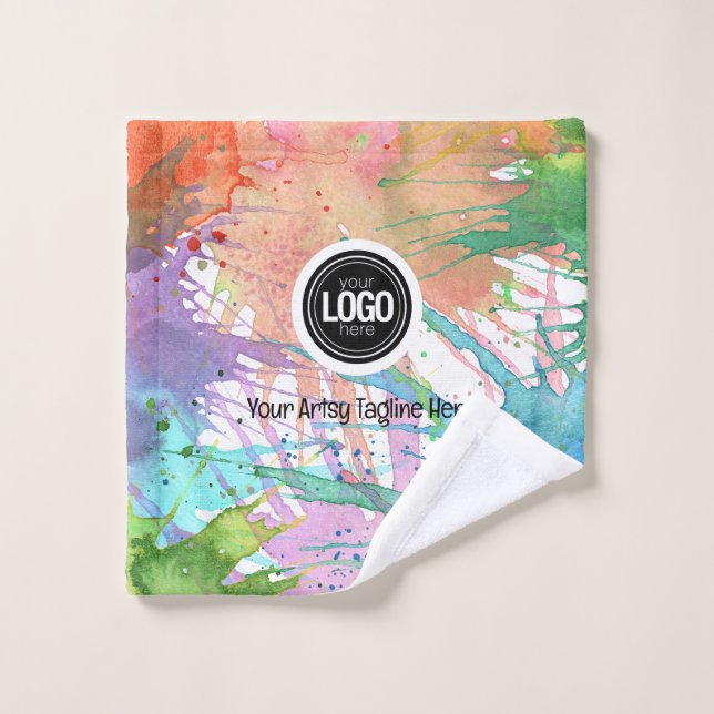 Toalha De Rosto Personalizar empresa | Abastecimento de arte (Pano de lavar)