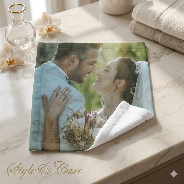 Toalha De Rosto Personalized Custom Image Soft Wash Cloth Twl Gift (Personalized Custom Image Soft Wash Cloth Twl Gift)