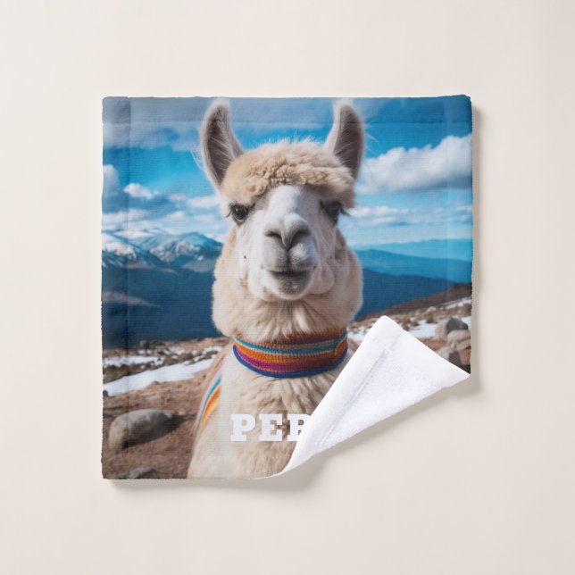 Toalha De Rosto Peru Llama (Pano de lavar)