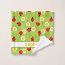 Toalha De Rosto Pickleball de primavera com verde fresco