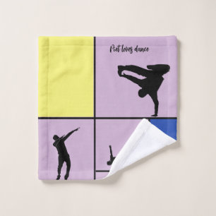 Toalha De Rosto Piet Loves Dance Mondrian Street Hiphop Style