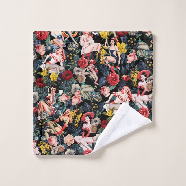 Toalha De Rosto Pin-up III (Pano de lavar)