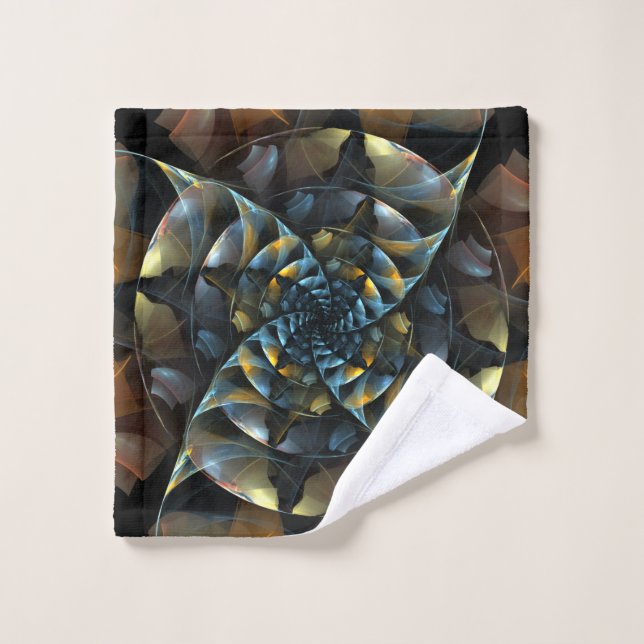 Toalha De Rosto PinWheel Abstrato Art (Pano de lavar)