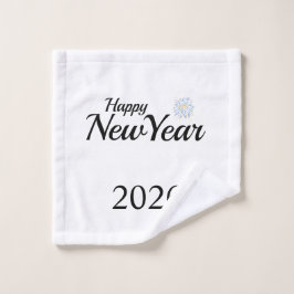Toalha De Rosto Presente Personalizado de Ano Novo Feliz