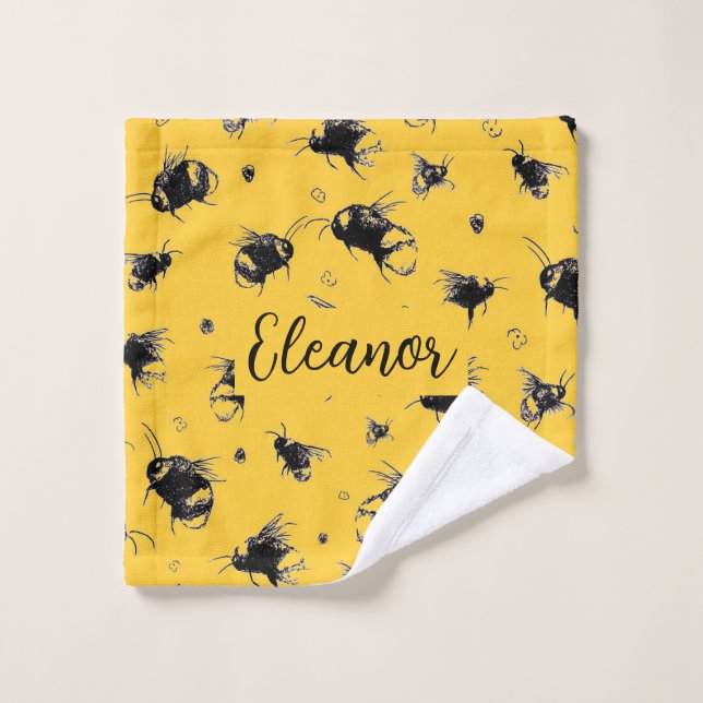 Toalha De Rosto Presente personalizado de tecido de lavagem de abe (Pano de lavar)