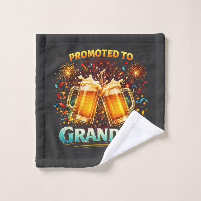 Toalha De Rosto Promovido a Avô Futuro (Pano de lavar)