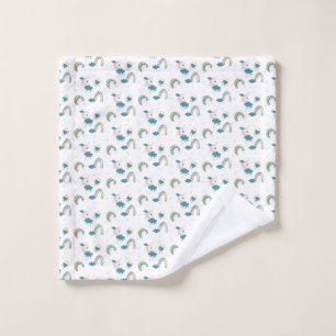 Toalha De Rosto Rainbow Baby Pastel Pattern - Enfermeiro Whimsical
