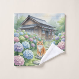 Toalha De Rosto Rainy Season Serenity: Traditional Minka 