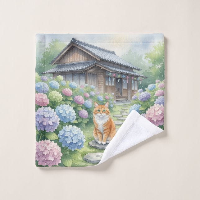 Toalha De Rosto Rainy Season Serenity: Traditional Minka  (Pano de lavar)