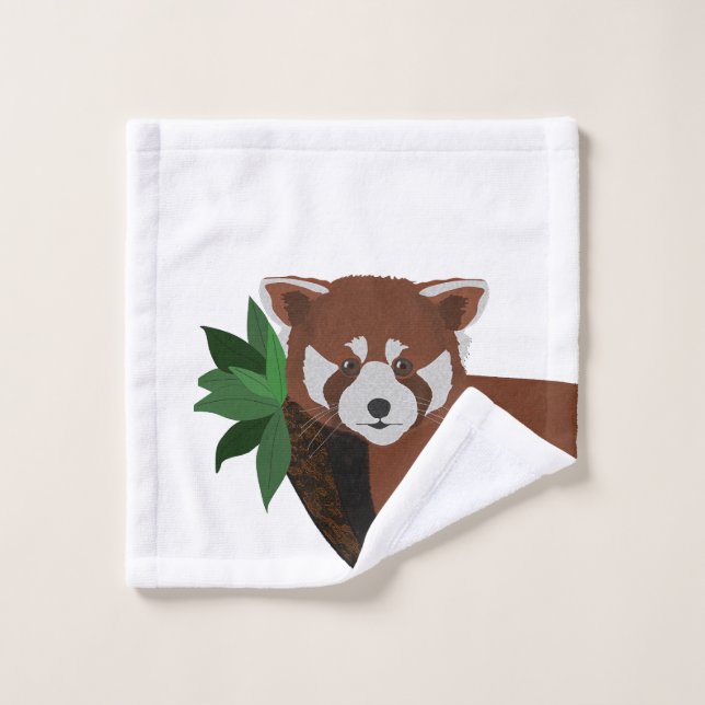 Toalha De Rosto Red Panda Wash Cloth (Pano de lavar)