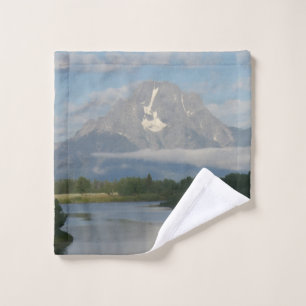 Toalha De Rosto Rio Jackson Hole no Parque Nacional Grand Teton