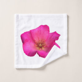 Toalha De Rosto Rosa de Feltro