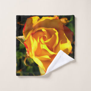 Toalha De Rosto Rosa laranja
