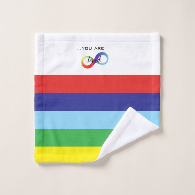 Toalha De Rosto Saco Infinity Orgulho LGBTQ+ (Pano de lavar)