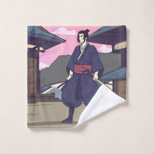 Toalha De Rosto samurai